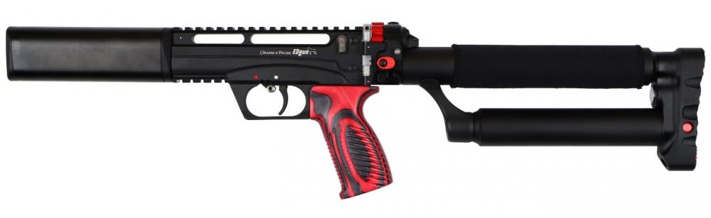 Edgun Leshiy2 Standard – Magazine in Schwarz und Rot