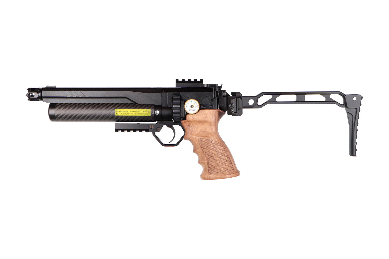 GK1 Pistolet à crosse rabattable en aluminium avec rail Picatinny