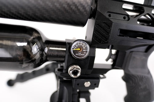 RTI Arms Mora Standaard - detail regulator met manometer