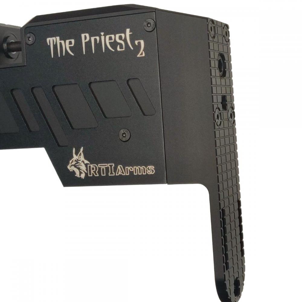 RTI Arms Priest 2 Ext. Adj Hammerspring Buttpad Extension - detail
