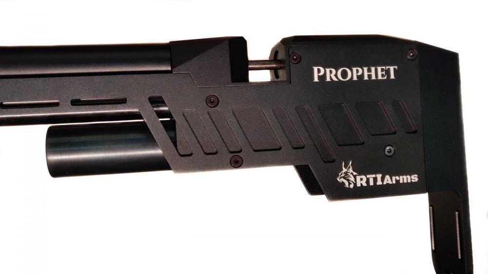 RTI Arms Power Plenum Extension gemonteerd op Prophet