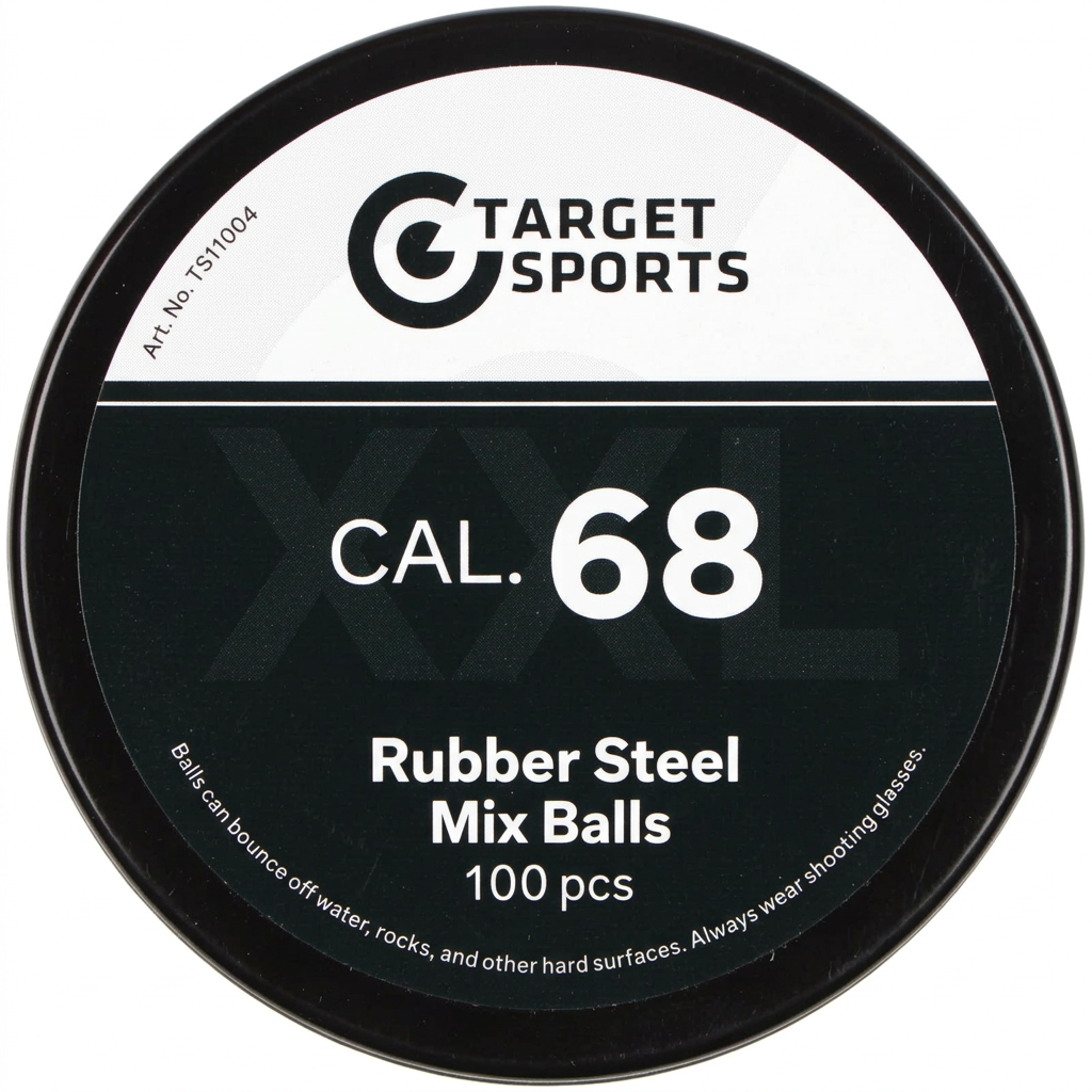 Target Sports .68 rubber staal mix ballen 6,2 gram blik