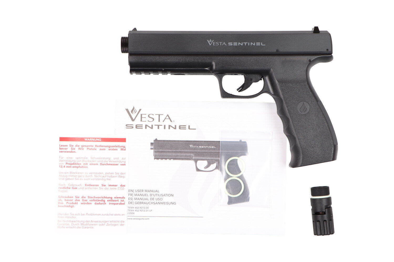 Vesta Sentinel CO2 Pistool .50 NL-versie 20J